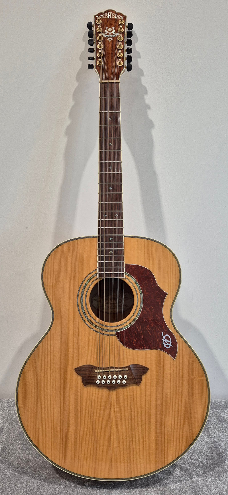 Washburn Cumberland J28S12DL - 12-String Acoustic Guitar w/ Soft Gig Bag - Image 2