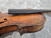 Antique Lion Head Violin - No Sound Post w/ Hard Case - Vintage - Photo 12
