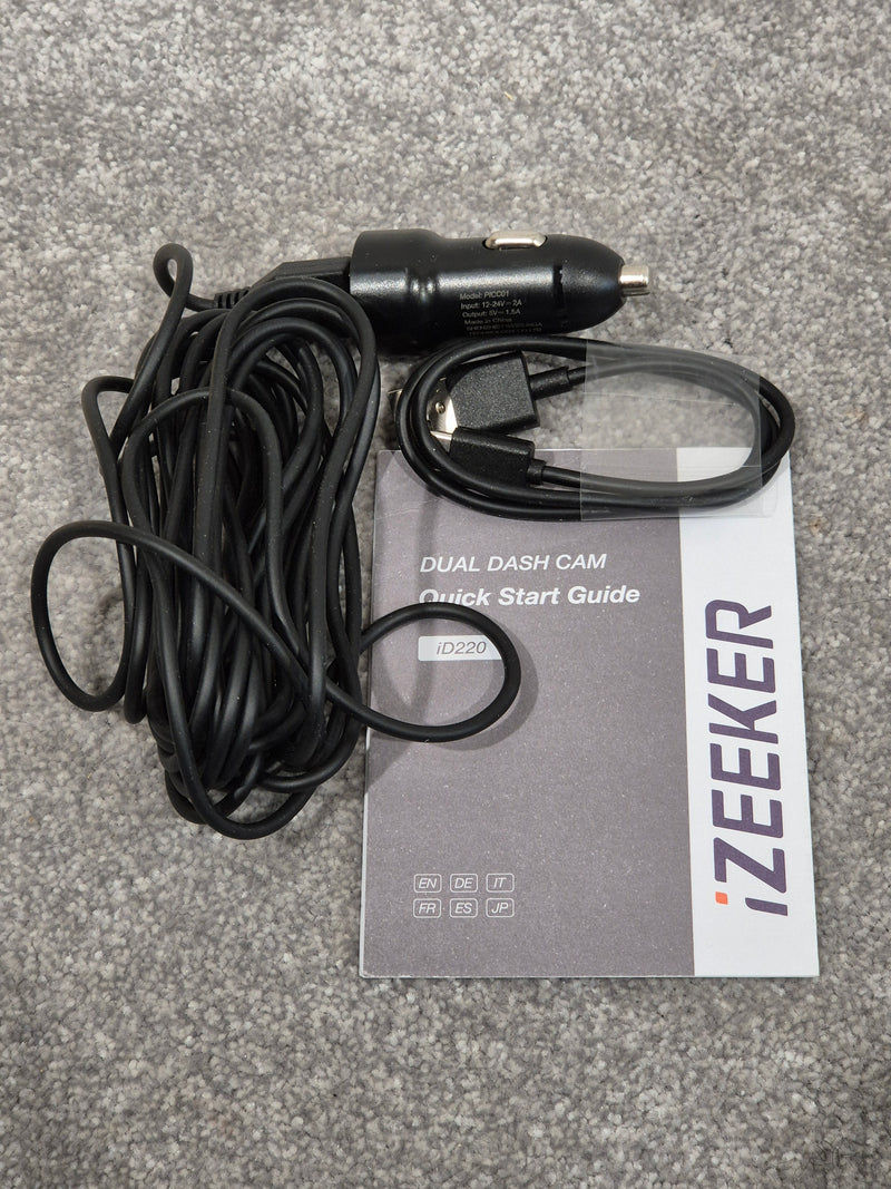 iZEEKER iD220- Dual Dash Camera - Open Box New - Image 7
