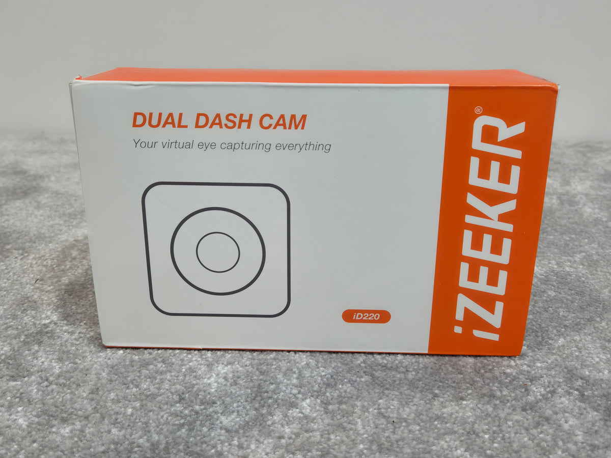 iZEEKER iD220- Dual Dash Camera - Open Box New