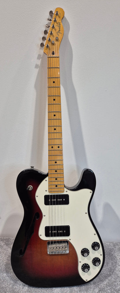 Fender Modern Player Telecaster® Thinline Deluxe, Maple Fingerboard, 3-Color Sunburst - Sunburst w/ Original Box - RRP £649