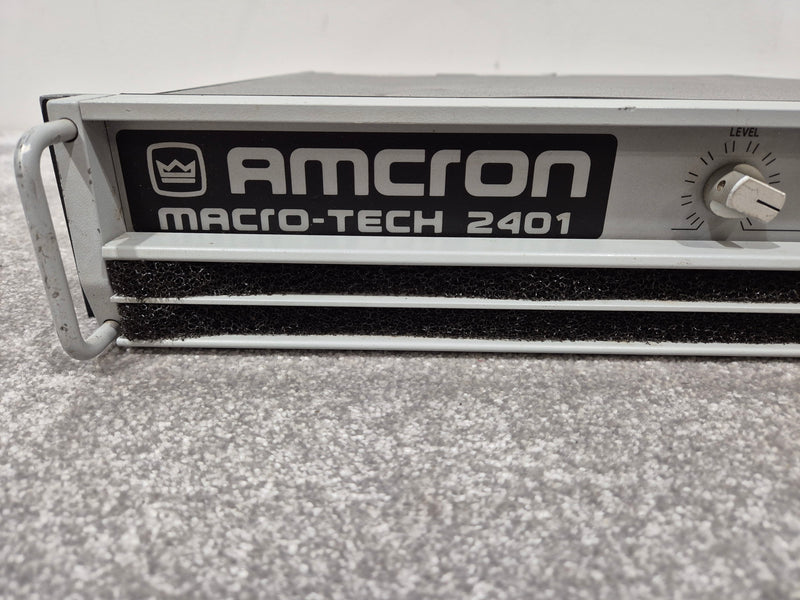 Amcron Macro-Tech 2401 - Dual-Channel Power Amplifier w/ Manual - Image 2
