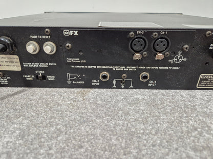 Amcron Macro-Tech 2401 - Dual-Channel Power Amplifier w/ Manual