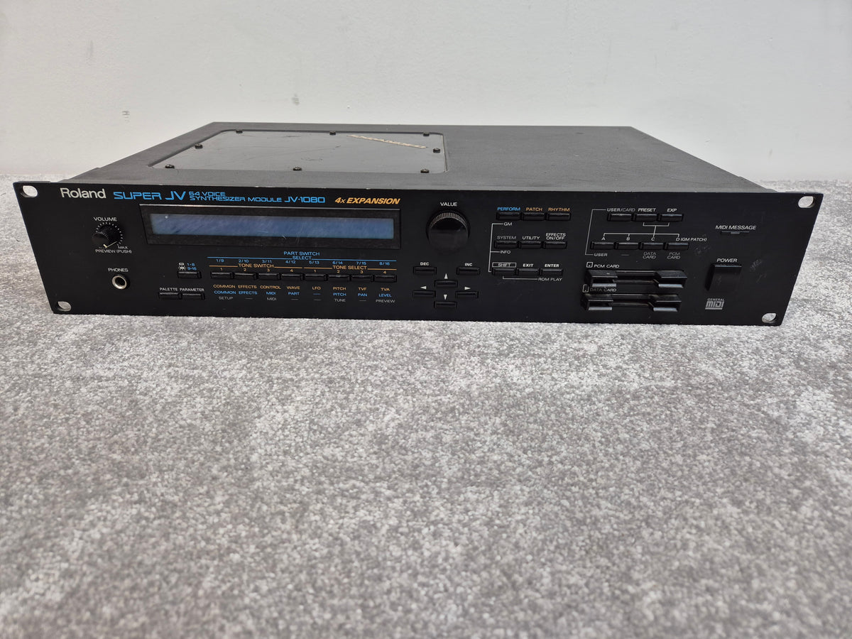 Roland JV-1080 - Sample-Based Synthesizer/Sound Module w/ Manual