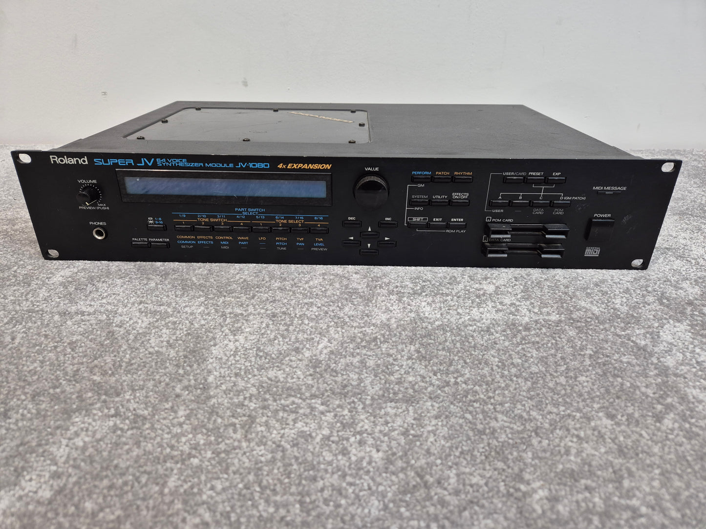 Roland JV-1080 - Sample-Based Synthesizer/Sound Module w/ Manual