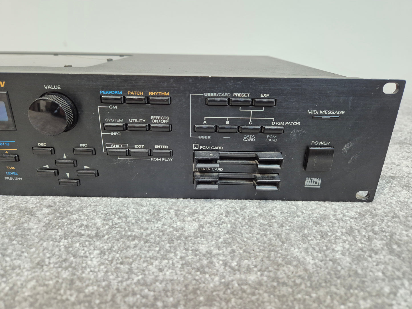 Roland JV-1080 - Sample-Based Synthesizer/Sound Module w/ Manual