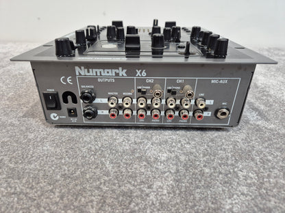 Numark X6 - Two-Channel Digital Scratch Mixer w/ Power Supply