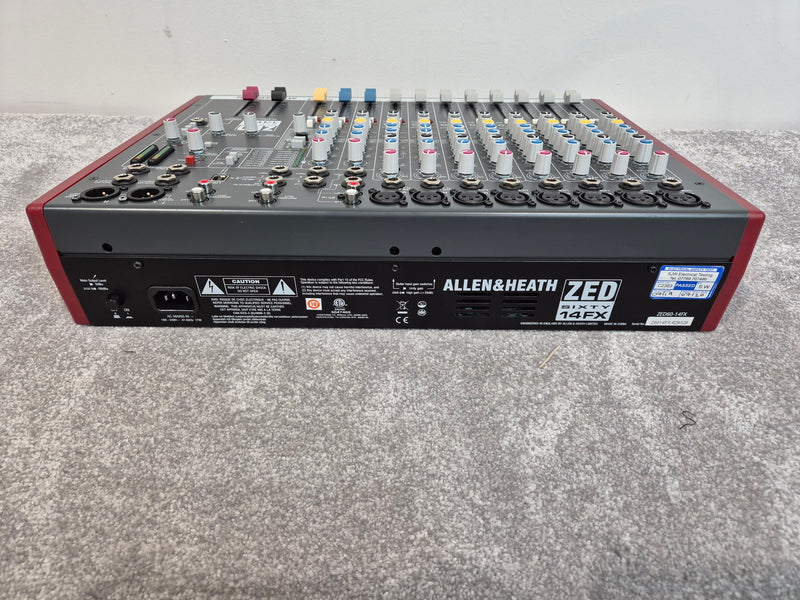 Allen & Heath ZED Sixty-14FX - 14-Channel Studio Mixer w/ Hard Case RRP £499 - Image 7
