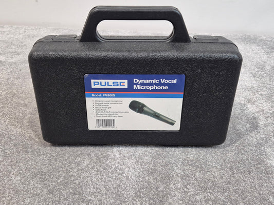 Pulse PM800S - Dynamic Vocal Microphone w/ Carry Case