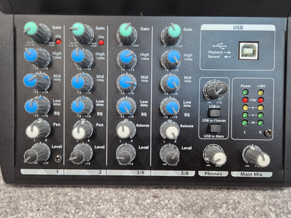 Wharfedale Connect 802 - Powerful and Versatile USB Mixer - RRP £89