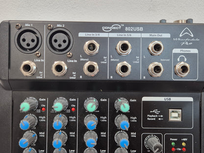 Wharfedale Connect 802 - Powerful and Versatile USB Mixer - RRP £89