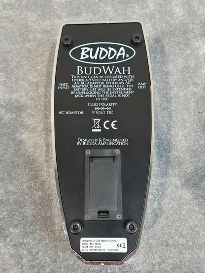 Budda BudWah Wah Pedal -  Guitar Effect Pedal