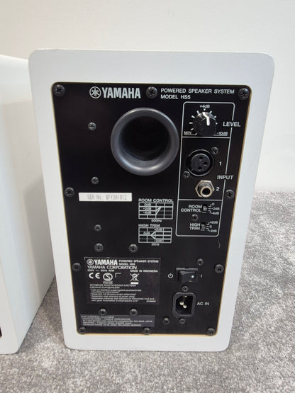 Yamaha H5 Studio Monitor Speakers - 2-Way Bass-Reflex Bi-Amplified - Pair