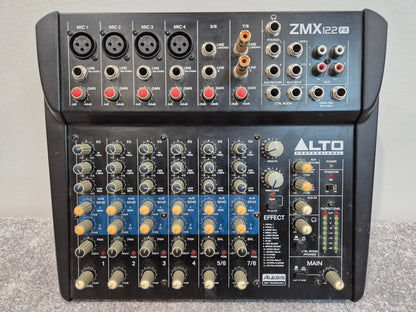 Alto Professional ZMX122FX - 8-Channel, 2-Bus Professional Mixer