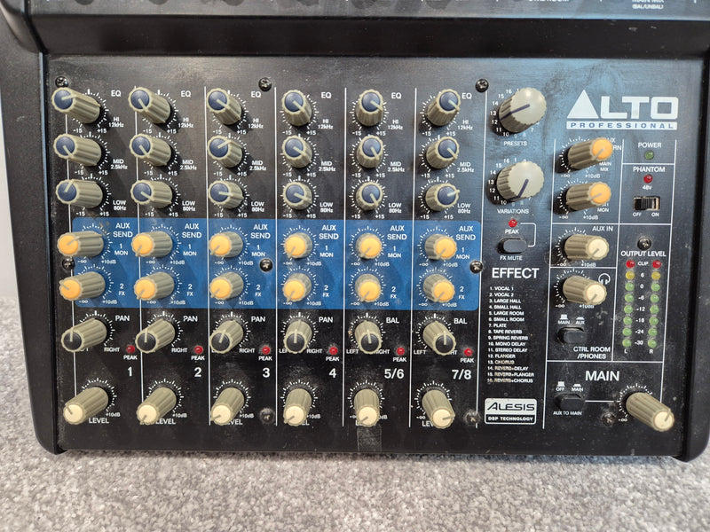Alto Professional ZMX122FX - 8-Channel, 2-Bus Professional Mixer - Image 2