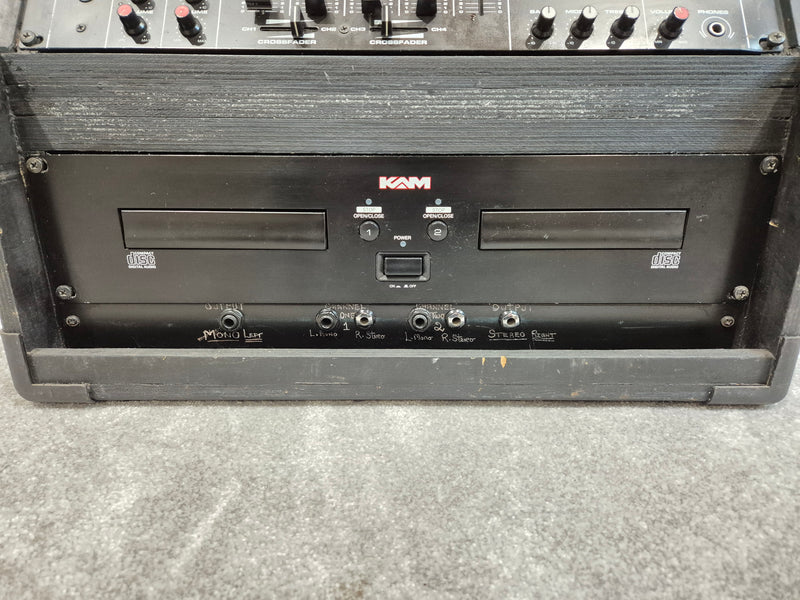 KAM KCD 950 DJ Player - Dual CD Player w/ Wooden Case - Image 2