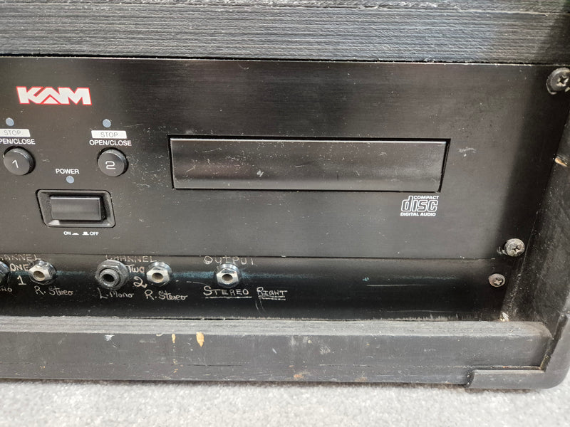 KAM KCD 950 DJ Player - Dual CD Player w/ Wooden Case - Image 6