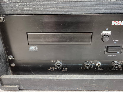 KAM KCD 950 DJ Player - Dual CD Player w/ Wooden Case