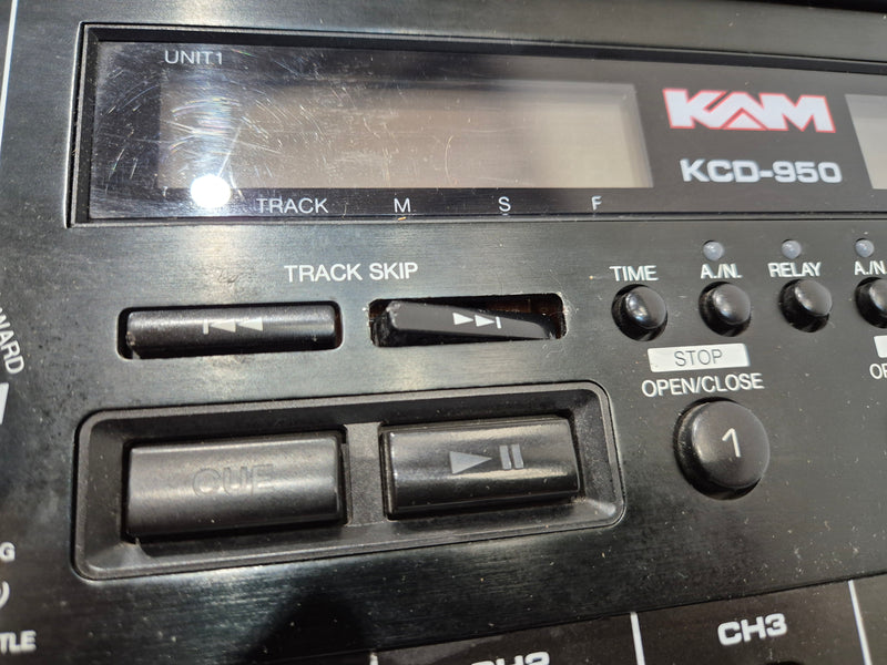 KAM KCD 950 DJ Player - Dual CD Player w/ Wooden Case - Image 15