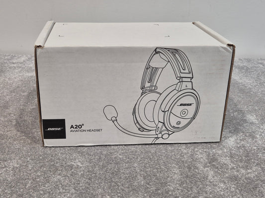 Bose A20 U-174 Plug Aviation Headset w/ Carry Case Open Box New - RRP £999