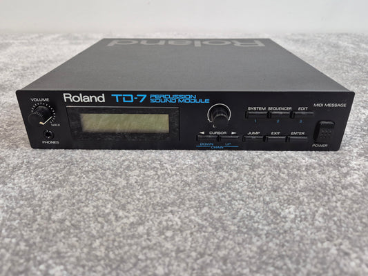 Roland TD7 Percussion Module - Versatile and Powerful Tool for Electronic Drum Kits