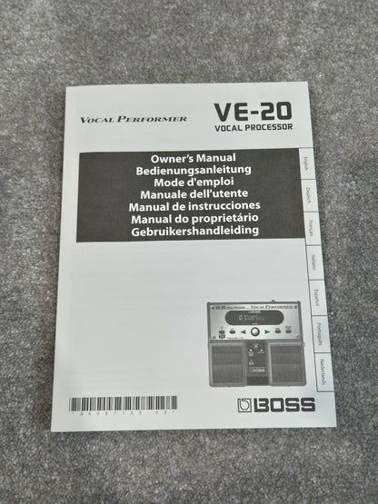 Boss VE20 Vocal Performer -  Multi-Effects Stompbox w/ Original Box