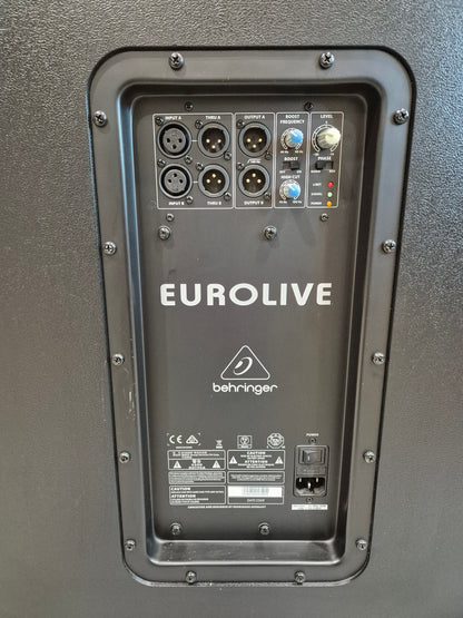 Behringer EUROLIVE B1500XP - 3000-watt High-Performance Active PA Subwoofer RRP £399