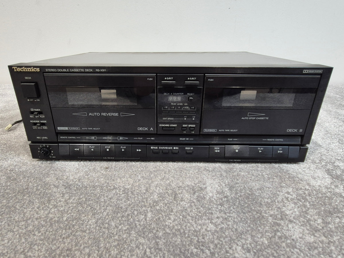 Technics RS-X911 - Stereo Double Cassette Deck (Read Description)