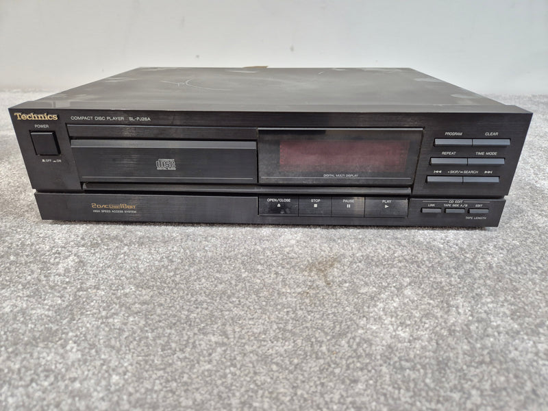 Technics SL-PJ26A CD Player - Compact Audio CD Player - Black - Image 1