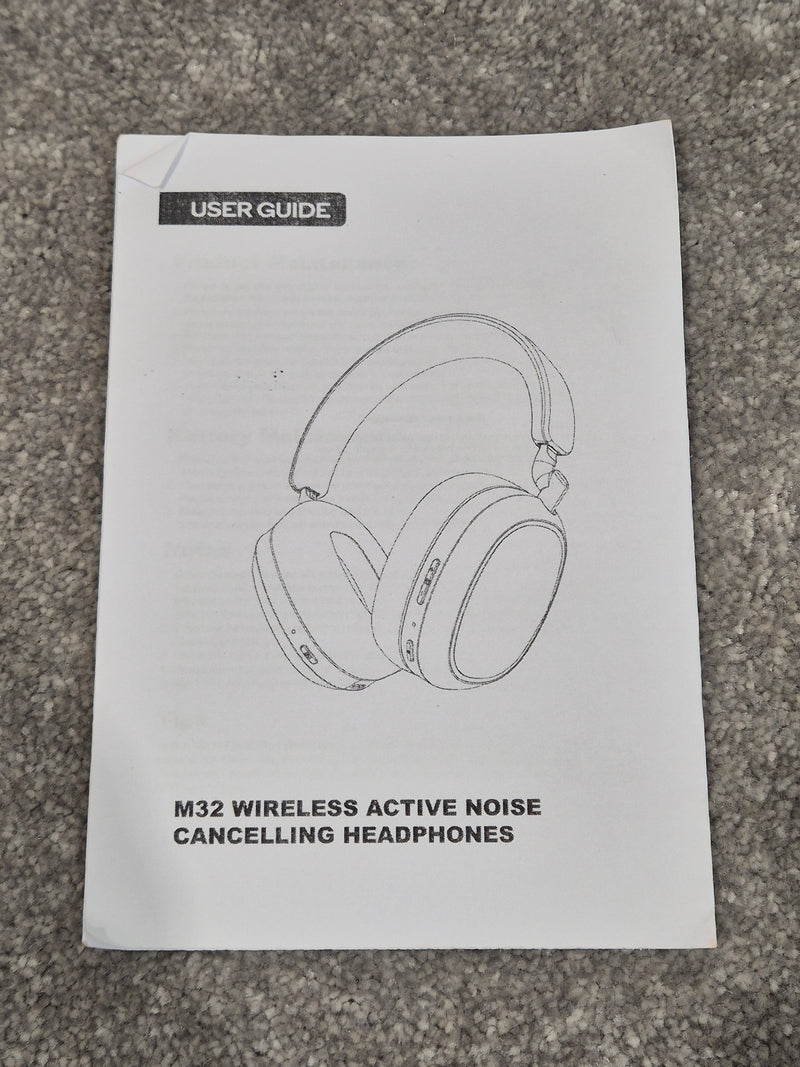Chillitech M32 Headphones - Over-Ear Design, Noise-Canceling - Open Box New w/ Soft Case - Image 8