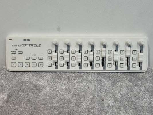 Korg nanoKONTROL 2 - Slimline USB MIDI Controller - White