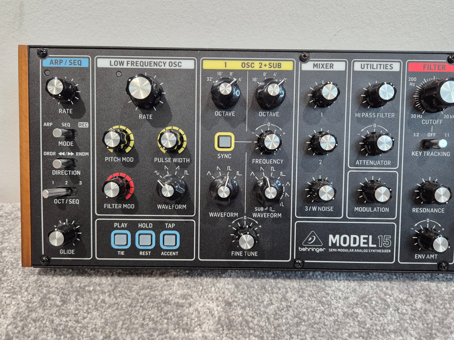 Behringer Model 15 - Semi-Modular Analog Synthesizer (Spares or Repairs)