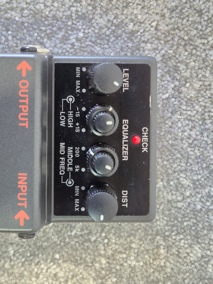 Boss MT-2 Metal Zone - Heavy Metal/Rock Distortion Pedal w/Power Cable