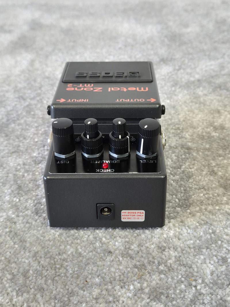 Boss MT-2 Metal Zone - Heavy Metal/Rock Distortion Pedal w/Power Cable - Image 4
