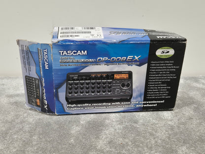 Tascam DP-008EX - 8-Track Digital Pocket Studio w/ Original Box