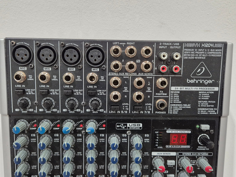 Behringer Xenyx 1204USB Mixer - Premium 12-input 2/2-Bus Mixer RRP £139 - Image 2
