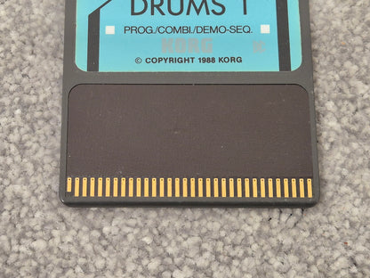 Korg M1 MPC-03 - Drums 1 Program Card - Drum Sounds