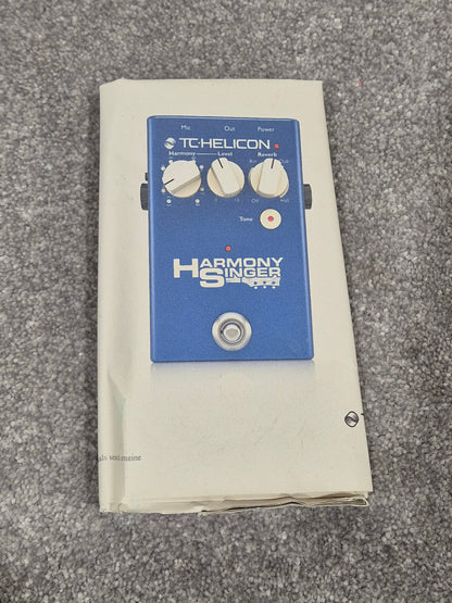 TC Helicon Harmony Singer 2 - Harmonies, Reverb and Adaptive Tone Effects Pedal w/ Original Box