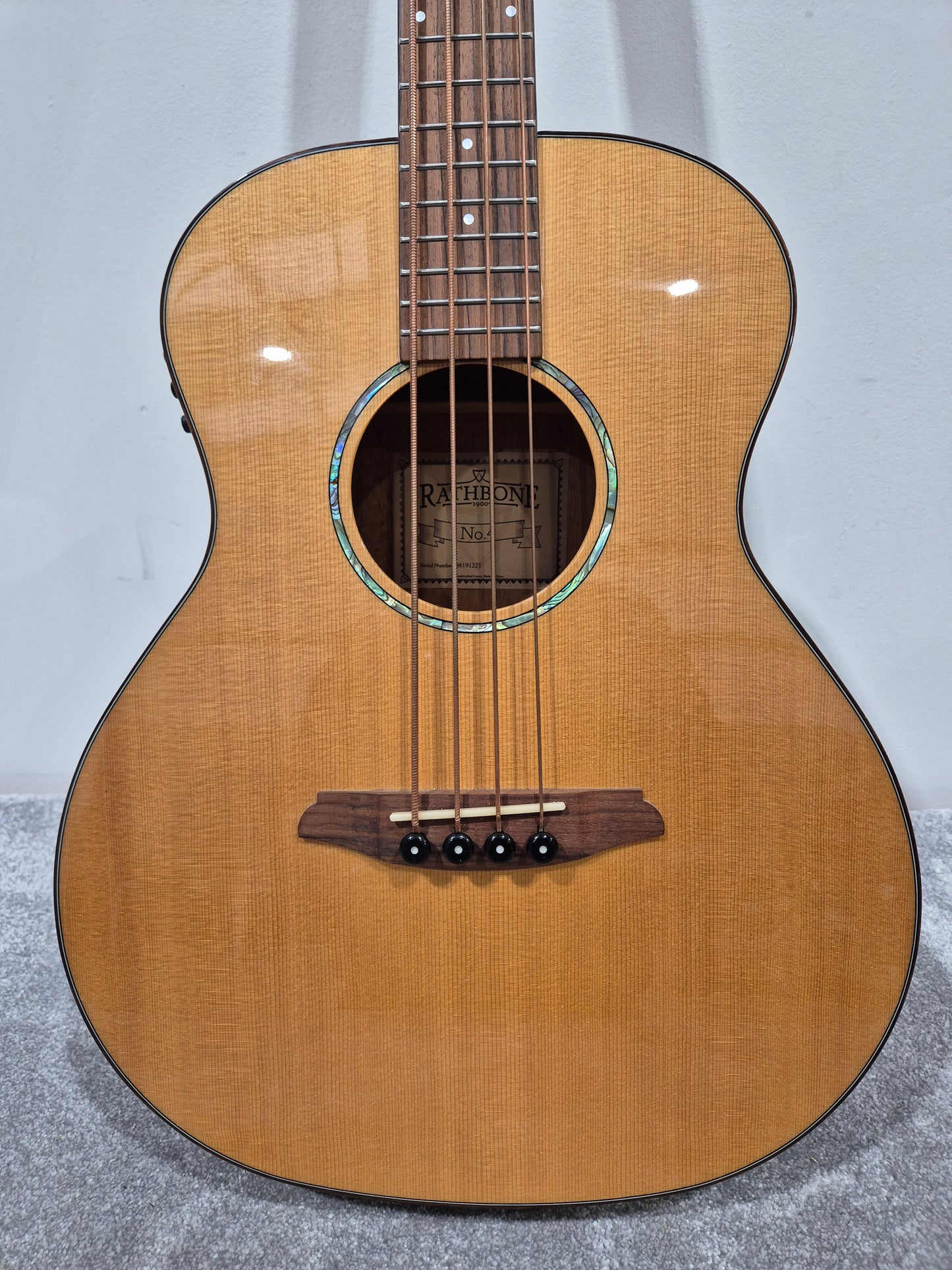 Rathbone No.4 R4SME - Electro Acoustic Bass Guitar w/ Soft Gig Bag
