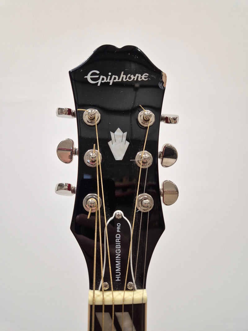 Epiphone Hummingbird Pro - Acoustic Guitar w/ Hard Case - Image 6