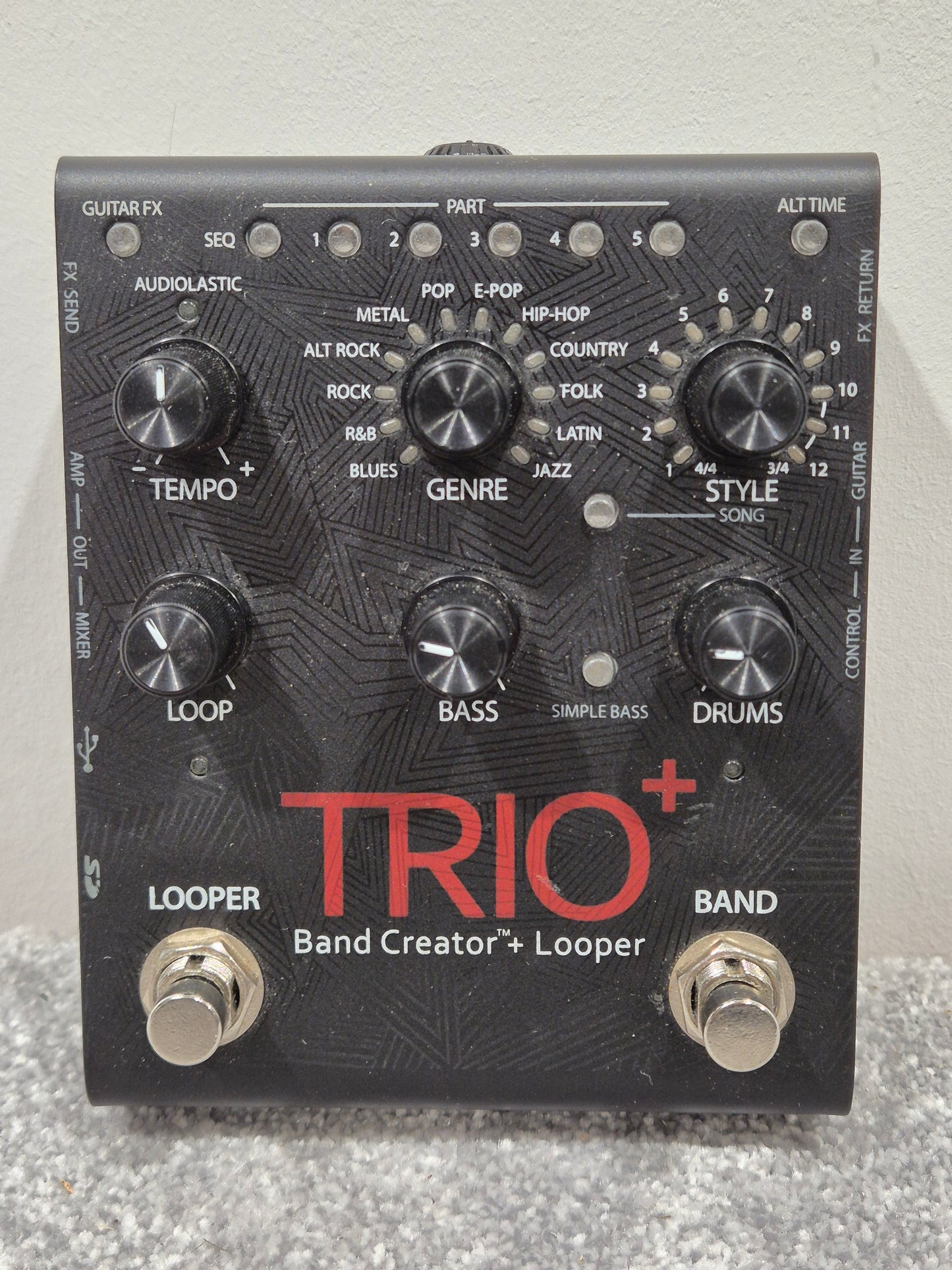 Digitech Trio+ Band Creator - Guitar Effect Pedal w/ Original Box RRP £279