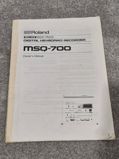 Roland MSQ-700 - Multitrack Digital Keyboard Sequencer (Read Description)