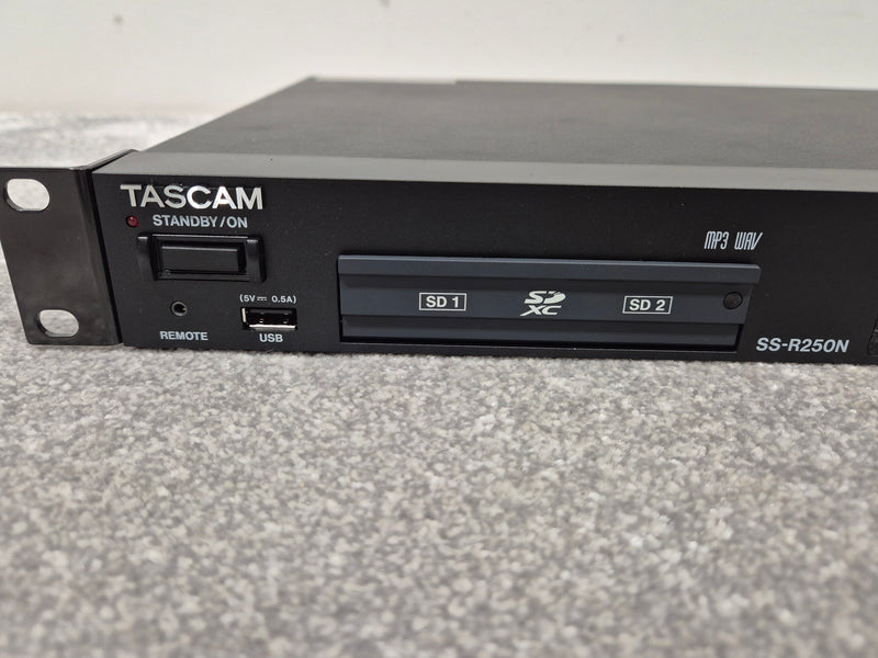 Tascam SS-R250N - Networkable Solid-State Recorder/Player w/ Original Box - Image 4