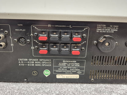 Pioneer SA-506 - 25-watts Per Channel - Stereo Integrated Amplifier