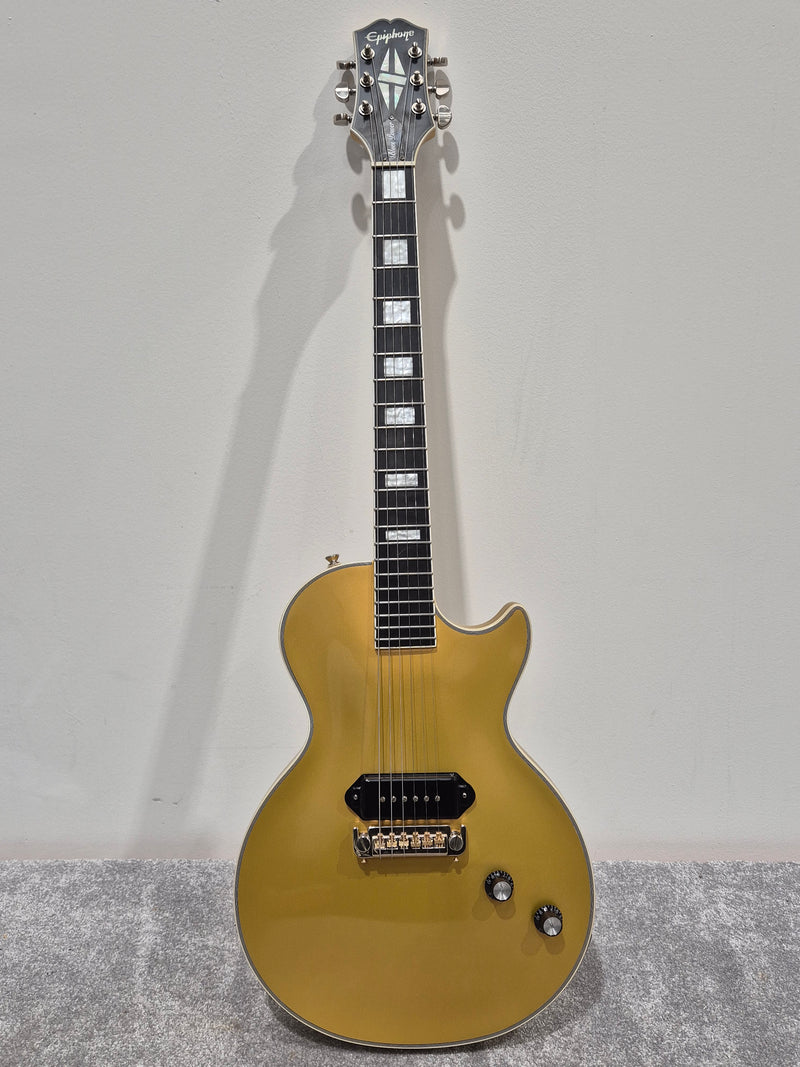 Epiphone Blues Power Jared James Nichols Gold Top - Electric Guitar w/ Epiphone Case - Image 2