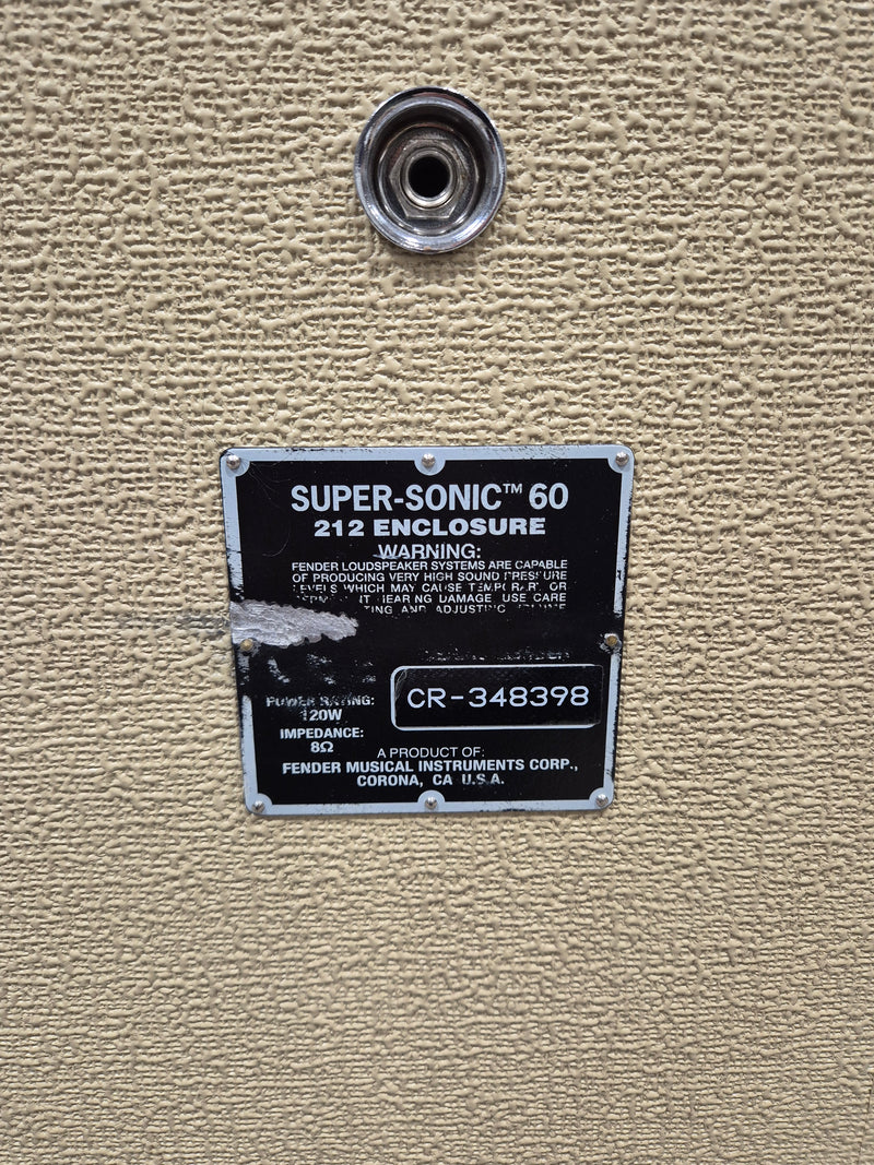 Fender Super Sonic 60 Cabinet Guitar Amplifier - 60 Watts, 2x Celestion Speakers - Very Good - Image 9