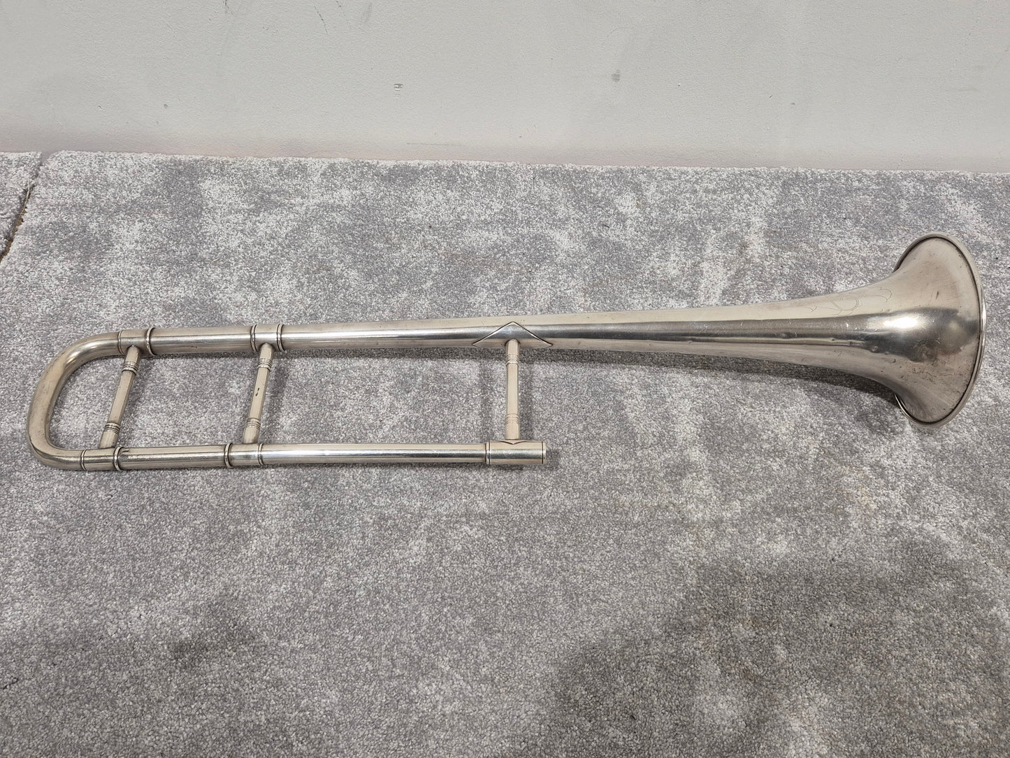 Vintage Martin Elkhart Trombone 1914 - Silver w/ Hard Case