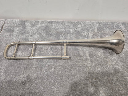 Vintage Martin Elkhart Trombone 1914 - Silver w/ Hard Case