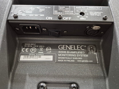 Genelec 8050B -  Powerful Wideband Bi-Amplified Monitoring Speaker