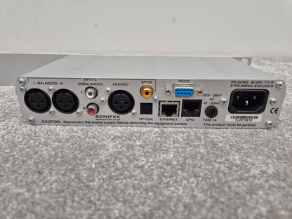 Sonifex PS-SEND - 1U Freestanding Audio to IP Converter Mint